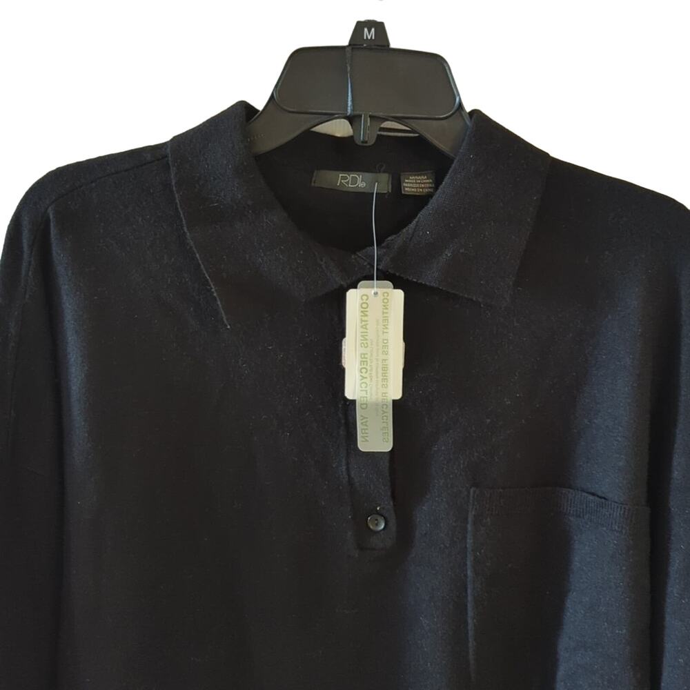NWT RDI Sweater, Collared, M - Picture 2 of 5